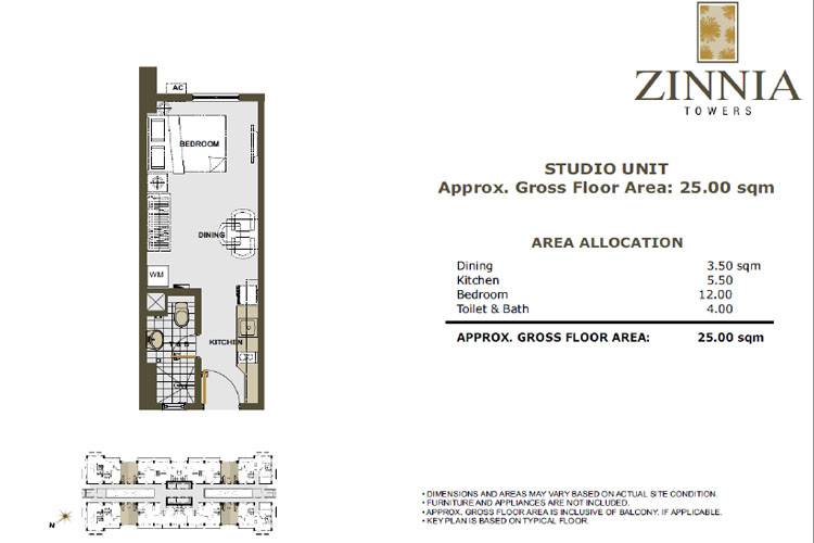1 Bedroom (Former Studio)
